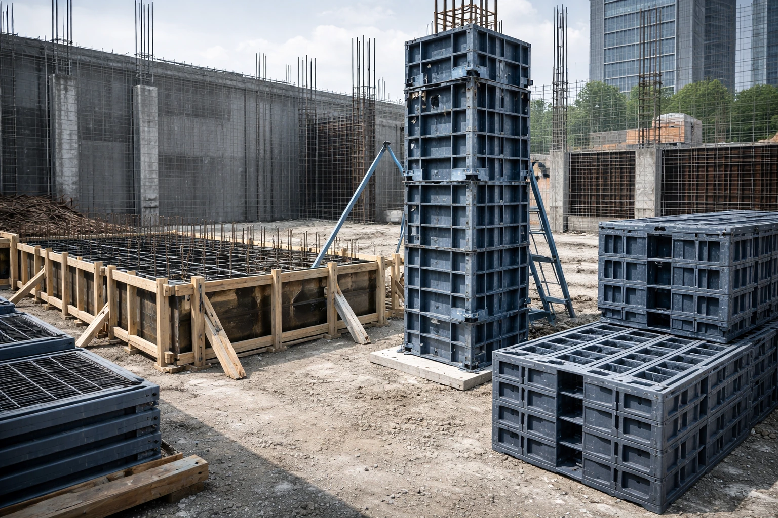 قالب بتن چیست و چه نقشی در اجرای سازه‌های بتنی دارد؟